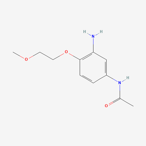 N-[3-amino-4-(2-methoxyethoxy)phenyl]acetamide (CAS: 68385-79-5) - Related Chemical Product