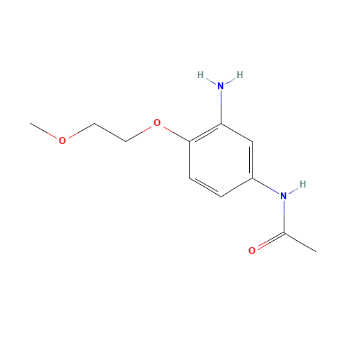 N-[3-amino-4-(2-methoxyethoxy)phenyl]acetamide (CAS: 68385-79-5) - Related Chemical Product