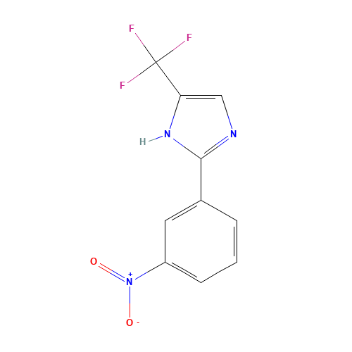 2-(3-nitrophenyl)-5-(trifluoromethyl)-1H-imidazole (CAS: 601494-31-9) - Related Chemical Product