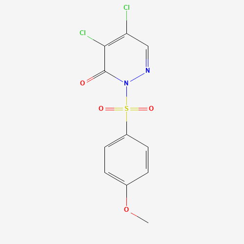4,5-dichloro-2-(4-methoxyphenyl)sulfonylpyridazin-3-one (CAS: 155164-59-3) - Related Chemical Product