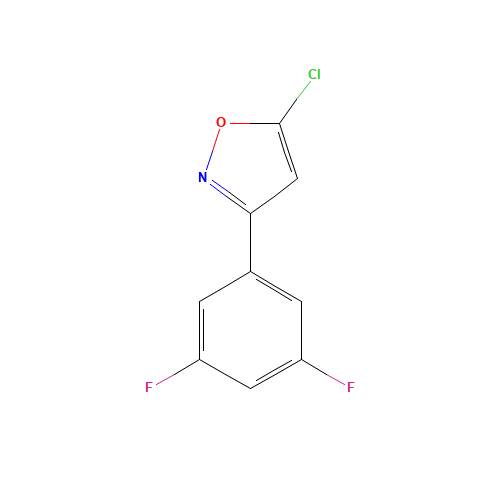 5-chloro-3-(3,5-difluorophenyl)-1,2-oxazole (CAS: 359424-44-5) - Related Chemical Product