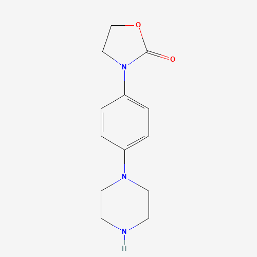 3-(4-piperazin-1-ylphenyl)-1,3-oxazolidin-2-one (CAS: 868244-51-3) - Related Chemical Product