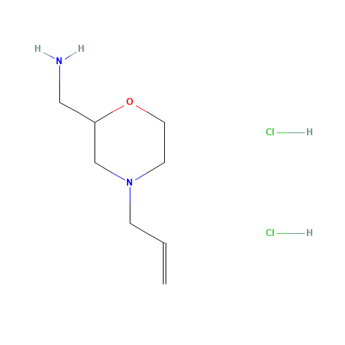 (4-prop-2-enylmorpholin-2-yl)methanamine;dihydrochloride (CAS: 141815-17-0) - Related Chemical Product