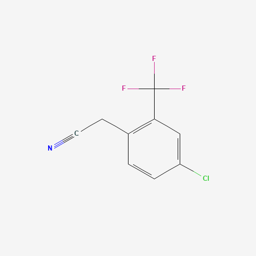 2-[4-chloro-2-(trifluoromethyl)phenyl]acetonitrile (CAS: 85386-80-7) - Related Chemical Product
