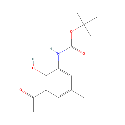 tert-butyl N-(3-acetyl-2-hydroxy-5-methylphenyl)carbamate (CAS: 886362-10-3) - Related Chemical Product