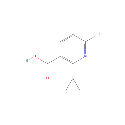 6-chloro-2-cyclopropylpyridine-3-carboxylic acid (CAS: 862695-75-8) - Related Chemical Product
