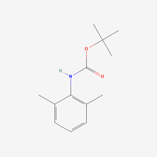 tert-butyl N-(2,6-dimethylphenyl)carbamate (CAS: 876353-81-0) - Chemical Structure and Molecular Formula 