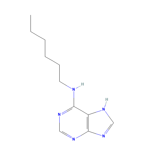 N-hexyl-7H-purin-6-amine (CAS: 14333-96-1) - Related Chemical Product