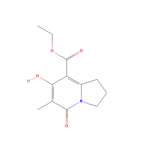 ethyl 7-hydroxy-6-methyl-5-oxo-2,3-dihydro-1H-indolizine-8-carboxylate (CAS: 116993-42-1) - Related Chemical Product