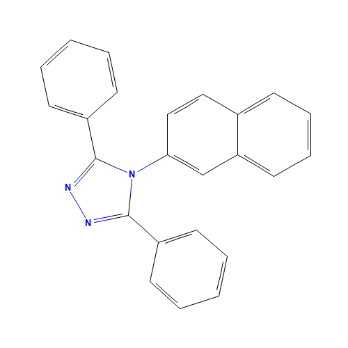 4-naphthalen-2-yl-3,5-diphenyl-1,2,4-triazole (CAS: 84833-17-0) - Related Chemical Product