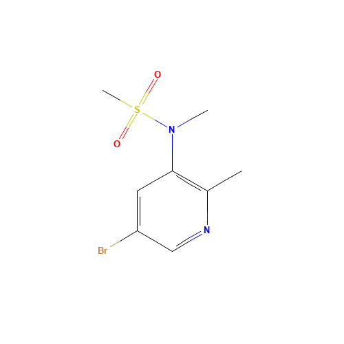 N-(5-bromo-2-methylpyridin-3-yl)-N-methylmethanesulfonamide (CAS: 1257554-04-3) - Related Chemical Product
