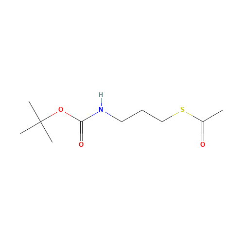 S-[3-[(2-methylpropan-2-yl)oxycarbonylamino]propyl] ethanethioate (CAS: 114326-11-3) - Related Chemical Product