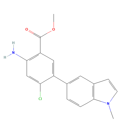 methyl 2-amino-4-chloro-5-(1-methylindol-5-yl)benzoate (CAS: 1398332-64-3) - Related Chemical Product