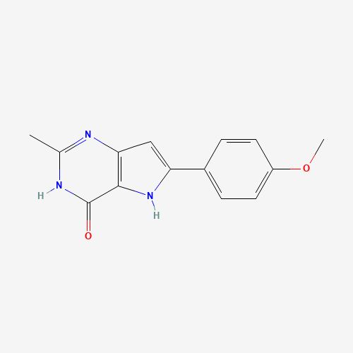 6-(4-methoxyphenyl)-2-methyl-1,5-dihydropyrrolo[3,2-d]pyrimidin-4-one (CAS: 237435-42-6) - Related Chemical Product
