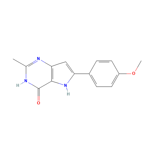 6-(4-methoxyphenyl)-2-methyl-1,5-dihydropyrrolo[3,2-d]pyrimidin-4-one (CAS: 237435-42-6) - Related Chemical Product