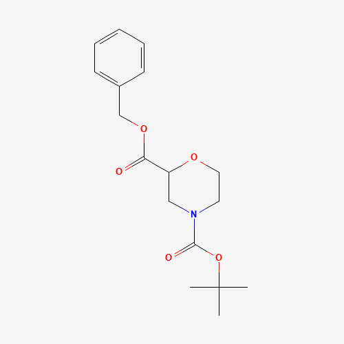 2-benzyl-4-[(2-methylpropan-2-yl)oxycarbonyl]morpholine-2-carboxylic acid (CAS: 939411-96-8) - Related Chemical Product