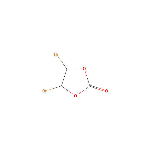 4,5-dibromo-1,3-dioxolan-2-one (CAS: 30413-33-3) - Chemical Structure and Molecular Formula 