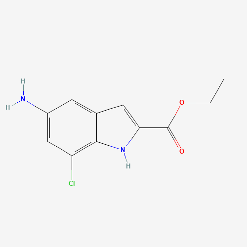 ethyl 5-amino-7-chloro-1H-indole-2-carboxylate (CAS: 1352895-02-3) - Related Chemical Product