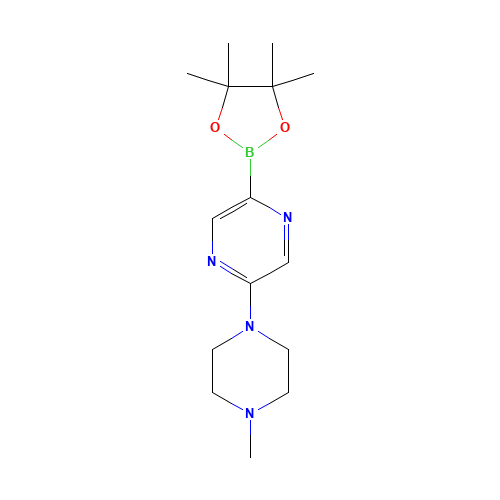 2-(4-methylpiperazin-1-yl)-5-(4,4,5,5-tetramethyl-1,3,2-dioxaborolan-2-yl)pyrazine (CAS: 1186041-98-4) - Related Chemical Product