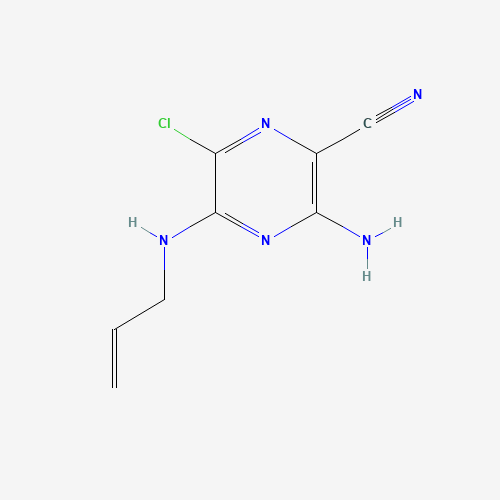 3-amino-6-chloro-5-(prop-2-enylamino)pyrazine-2-carbonitrile (CAS: 17231-65-1) - Related Chemical Product