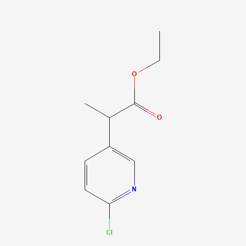 ethyl 2-(6-chloropyridin-3-yl)propanoate (CAS: 57554-82-2) - Related Chemical Product