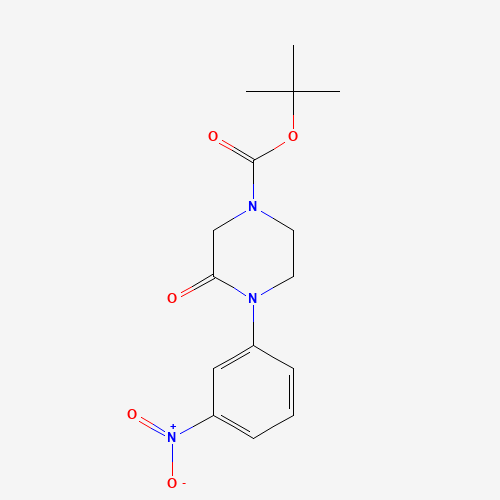 tert-butyl 4-(3-nitrophenyl)-3-oxopiperazine-1-carboxylate (CAS: 925920-73-6) - Related Chemical Product