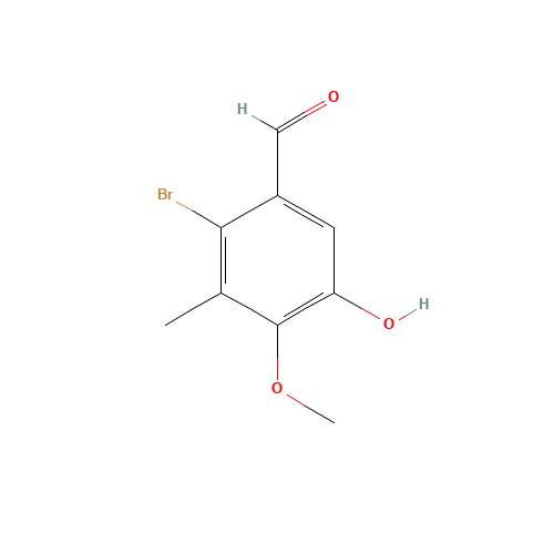2-bromo-5-hydroxy-4-methoxy-3-methylbenzaldehyde (CAS: 287117-31-1) - Related Chemical Product