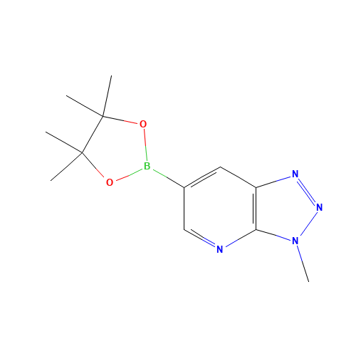 3-methyl-6-(4,4,5,5-tetramethyl-1,3,2-dioxaborolan-2-yl)triazolo[4,5-b]pyridine (CAS: 1257553-99-3) - Related Chemical Product