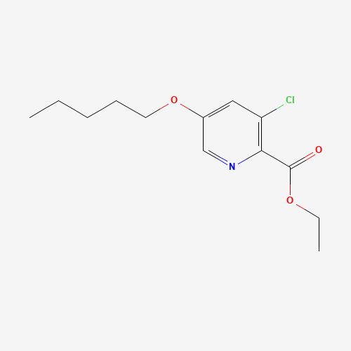ethyl 3-chloro-5-pentoxypyridine-2-carboxylate (CAS: 808747-15-1) - Related Chemical Product