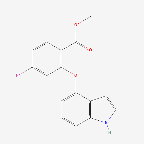 methyl 4-fluoro-2-(1H-indol-4-yloxy)benzoate (CAS: 1228780-87-7) - Related Chemical Product