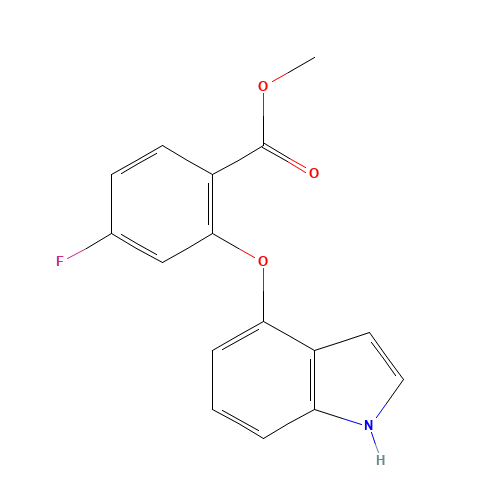 methyl 4-fluoro-2-(1H-indol-4-yloxy)benzoate (CAS: 1228780-87-7) - Related Chemical Product