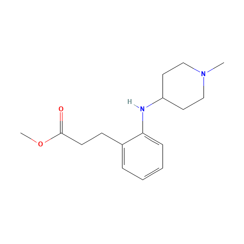 methyl 3-[2-[(1-methylpiperidin-4-yl)amino]phenyl]propanoate (CAS: 1063407-08-8) - Related Chemical Product