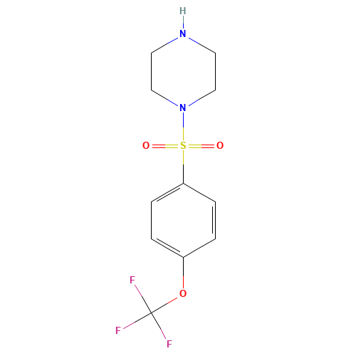 1-[4-(trifluoromethoxy)phenyl]sulfonylpiperazine (CAS: 756859-05-9) - Related Chemical Product