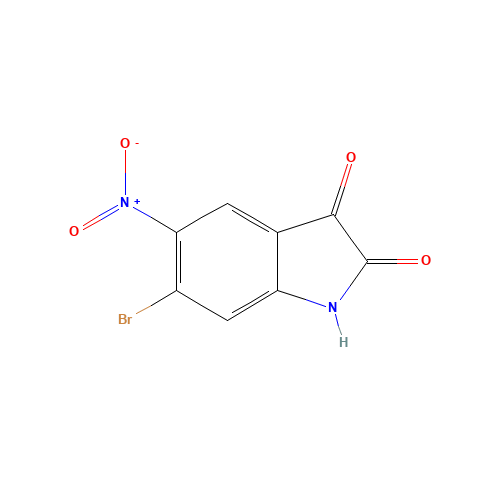6-bromo-5-nitro-1H-indole-2,3-dione (CAS: 667463-68-5) - Related Chemical Product