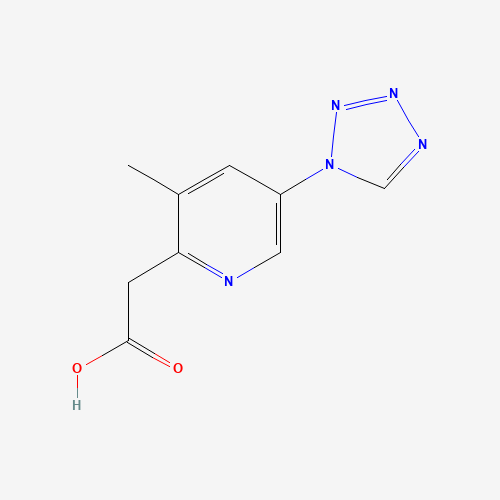 2-[3-methyl-5-(tetrazol-1-yl)pyridin-2-yl]acetic acid (CAS: 1374573-56-4) - Related Chemical Product