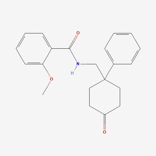 2-methoxy-N-[(4-oxo-1-phenylcyclohexyl)methyl]benzamide (CAS: 265656-18-6) - Related Chemical Product