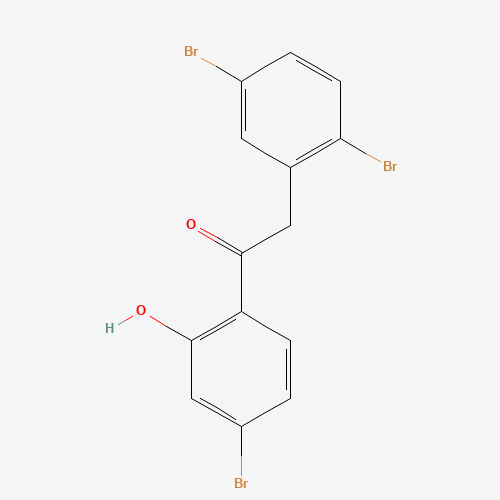 1-(4-bromo-2-hydroxyphenyl)-2-(2,5-dibromophenyl)ethanone (CAS: 1403991-85-4) - Related Chemical Product