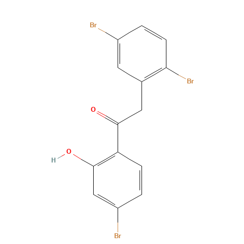 1-(4-bromo-2-hydroxyphenyl)-2-(2,5-dibromophenyl)ethanone (CAS: 1403991-85-4) - Related Chemical Product