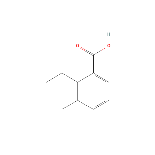2-ethyl-3-methylbenzoic acid (CAS: 55262-21-0) - Chemical Structure and Molecular Formula 
