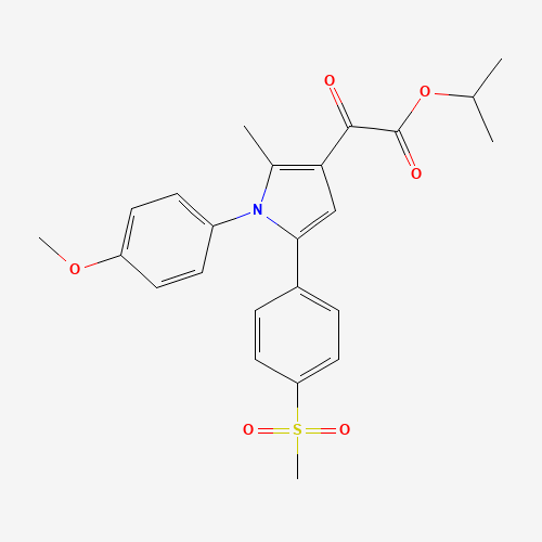 propan-2-yl 2-[1-(4-methoxyphenyl)-2-methyl-5-(4-methylsulfonylphenyl)pyrrol-3-yl]-2-oxoacetate (CAS: 1005451-78-4) - Related Chemical Product