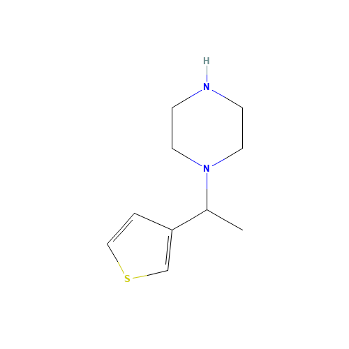 1-(1-thiophen-3-ylethyl)piperazine (CAS: 521913-92-8) - Related Chemical Product