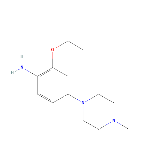 4-(4-methylpiperazin-1-yl)-2-propan-2-yloxyaniline (CAS: 1280594-97-9) - Related Chemical Product