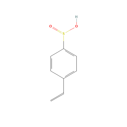 4-ethenylbenzenesulfinic acid (CAS: 60081-74-5) - Chemical Structure and Molecular Formula 