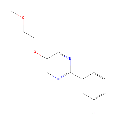 2-(3-chlorophenyl)-5-(2-methoxyethoxy)pyrimidine (CAS: 1314391-02-0) - Related Chemical Product