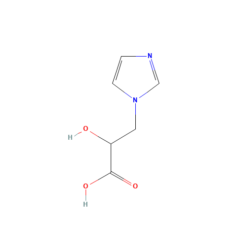 2-hydroxy-3-imidazol-1-ylpropanoic acid (CAS: 876-19-7) - Related Chemical Product