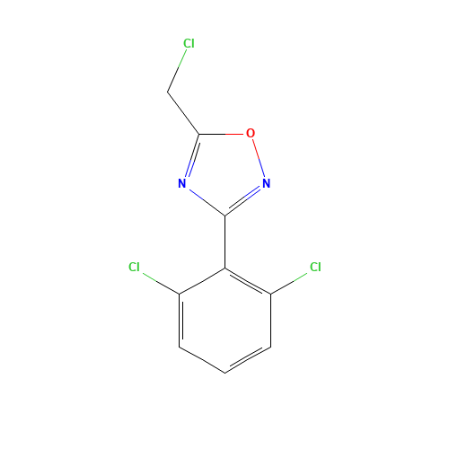5-(chloromethyl)-3-(2,6-dichlorophenyl)-1,2,4-oxadiazole (CAS: 117762-99-9) - Related Chemical Product