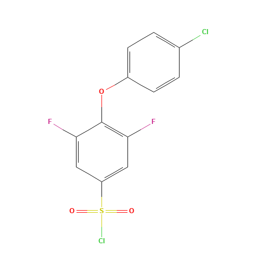4-(4-chlorophenoxy)-3,5-difluorobenzenesulfonyl chloride (CAS: 549547-34-4) - Related Chemical Product