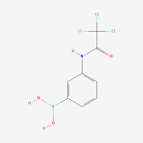 [3-[(2,2,2-trichloroacetyl)amino]phenyl]boronic acid (CAS: 276669-74-0) - Related Chemical Product
