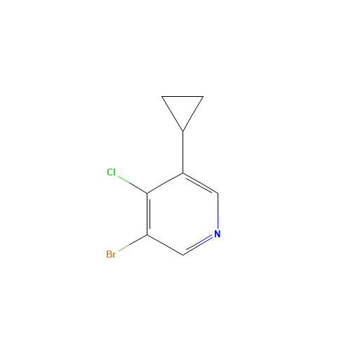 3-bromo-4-chloro-5-cyclopropylpyridine (CAS: 1404367-15-2) - Related Chemical Product