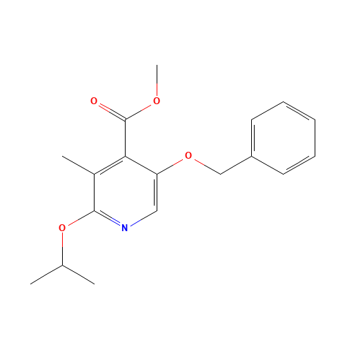 methyl 3-methyl-5-phenylmethoxy-2-propan-2-yloxypyridine-4-carboxylate (CAS: 1616290-62-0) - Related Chemical Product